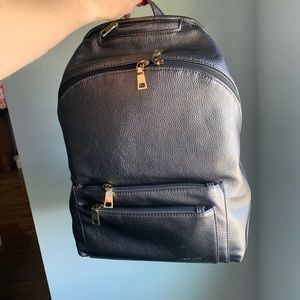 Leather backpack
